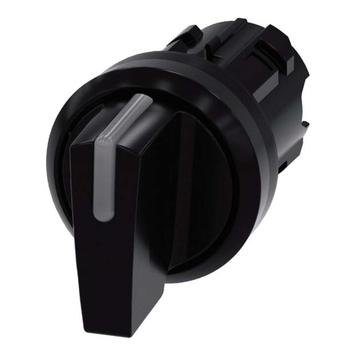 Siemens Indus.Sector Interrupteur à bouton tournant lumineux 22 mm rond plastique 3SU1002-2BL10-0AA0