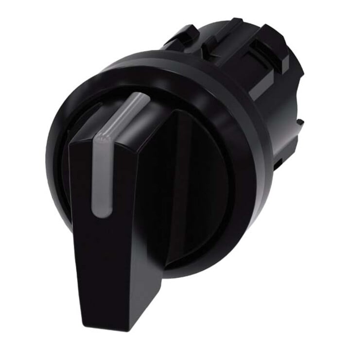 Siemens Indus.Sector Interrupteur à bouton tournant lumineux 22 mm rond plastique 3SU1002-2BM10-0AA0