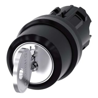 Siemens Indus.Sector Interrupteur à clé RONIS avec clé I+O+II 3SU1000-4BL11-0AA0