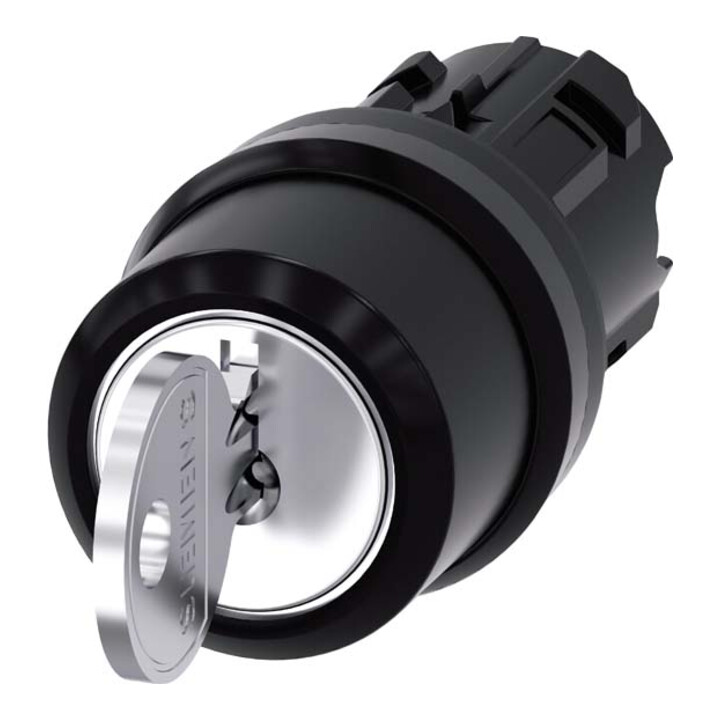 Siemens Indus.Sector Interrupteur à clé RONIS avec clé I+O+II 3SU1000-4BL11-0AA0