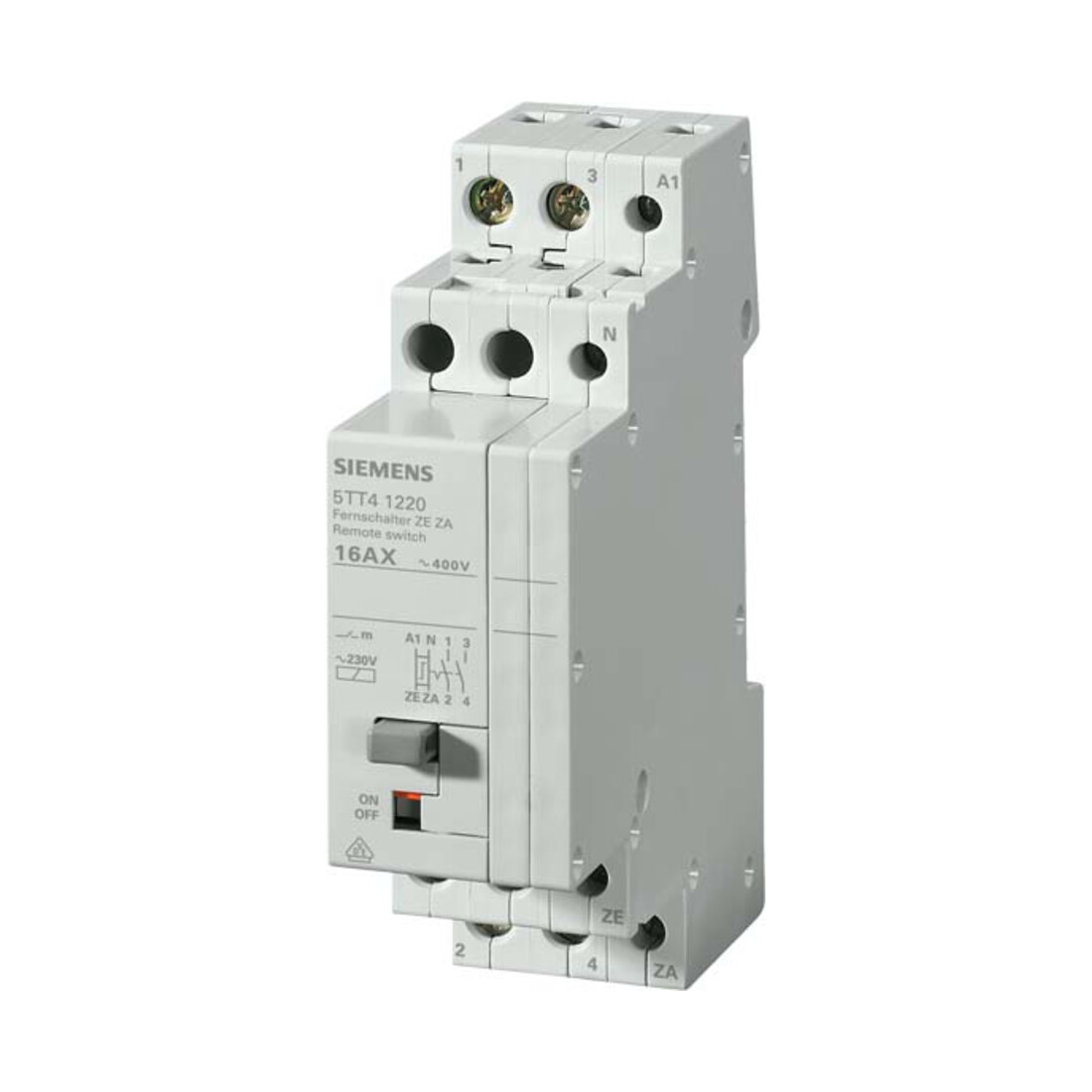 Siemens Indus.Sector Interrupteur à distance 2S 230VAC, central 5TT4122-0