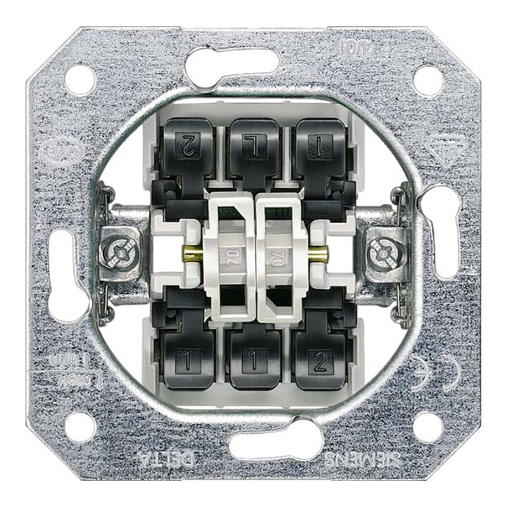 Siemens Indus.Sector Interrupteur à double va-et-vient Delta 5TA2118