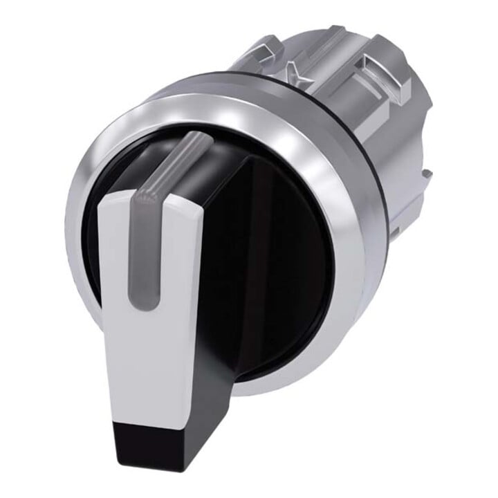Siemens Indus.Sector Interrupteur à manette noir, blanc 3SU1052-2BM60-0AA0