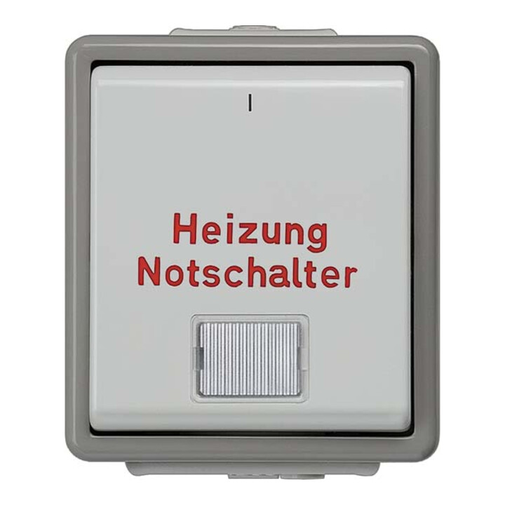 Siemens Indus.Sector Interrupteur d'urgence chauffage Delta Surface, dGr/hGr 5TA4741