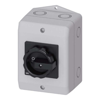 Siemens Indus.Sector Interrupteur principal/d'arrêt d'urgence 1N+1PE 3p. 16A 7,5kW 3LD2064-0TB51