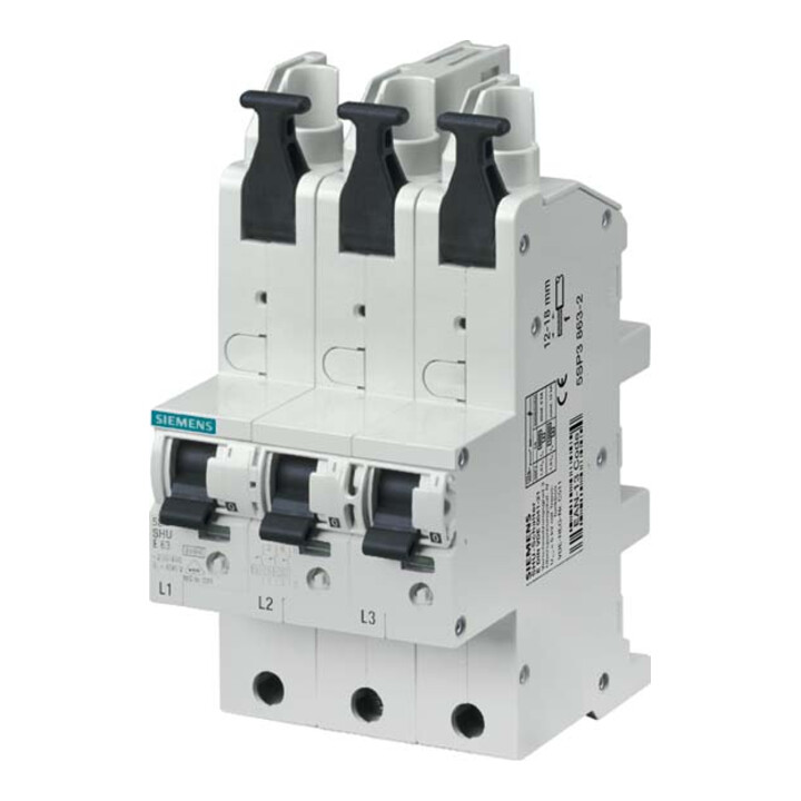 Siemens Indus.Sector Interrupteur SHU 3x1p, avec 50A, 230/400V 5SP3850-2
