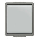 Siemens Indus.Sector Interrupteur universel AP Delta surface, gris clair/gris foncé 5TA4706
