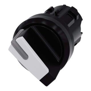 Siemens Indus.Sector Knebelschalter 22mm, rund, schwarz 3SU1002-2BC60-0AA0