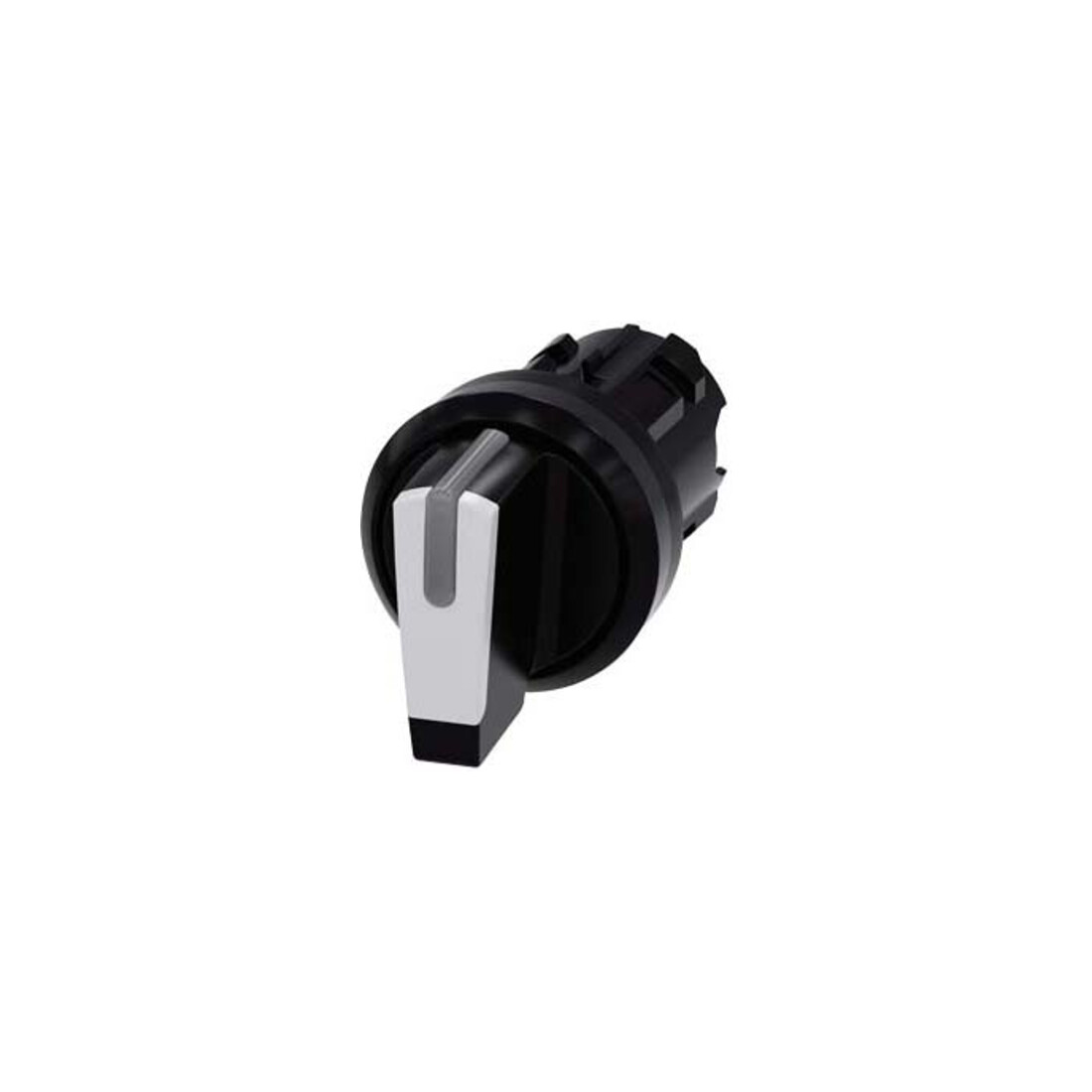 Siemens Indus.Sector Knebelschalter 22mm, rund, schwarz 3SU1002-2BL60-0AA0