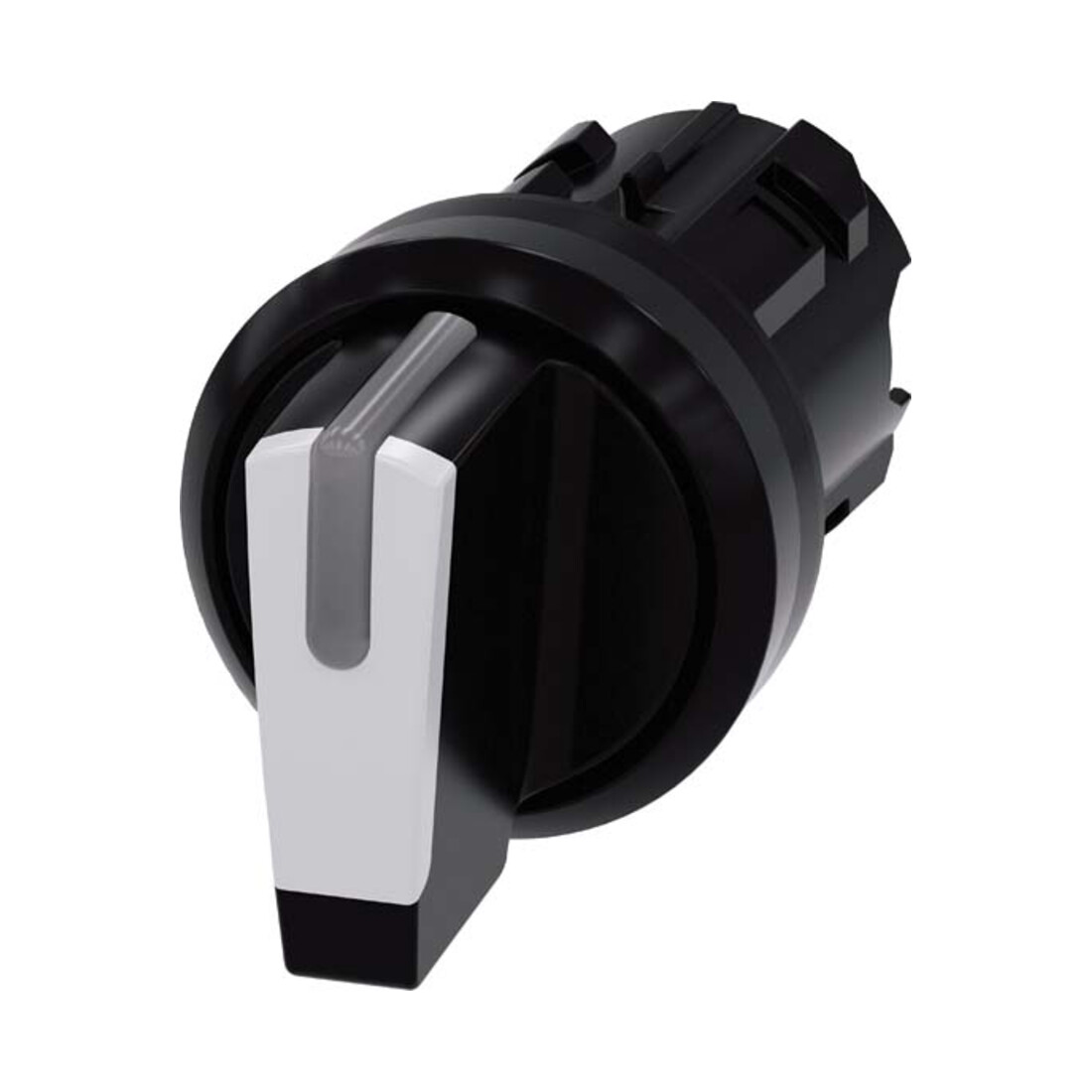 Siemens Indus.Sector Knebelschalter 22mm, rund, schwarz 3SU1002-2BN60-0AA0