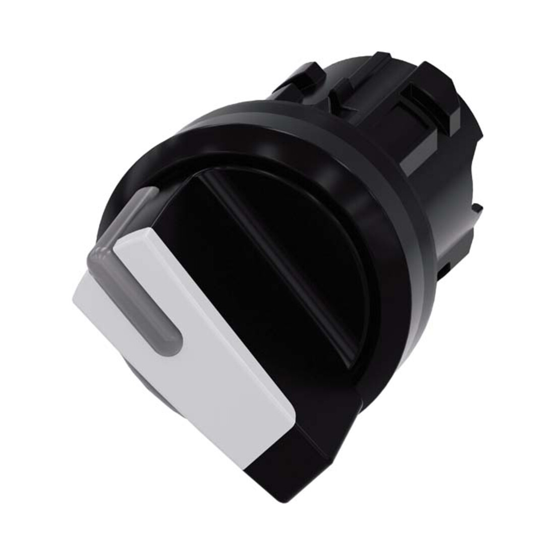 Siemens Indus.Sector Knebelschalter 22mm, rund, weiss 3SU1002-2BF60-0AA0