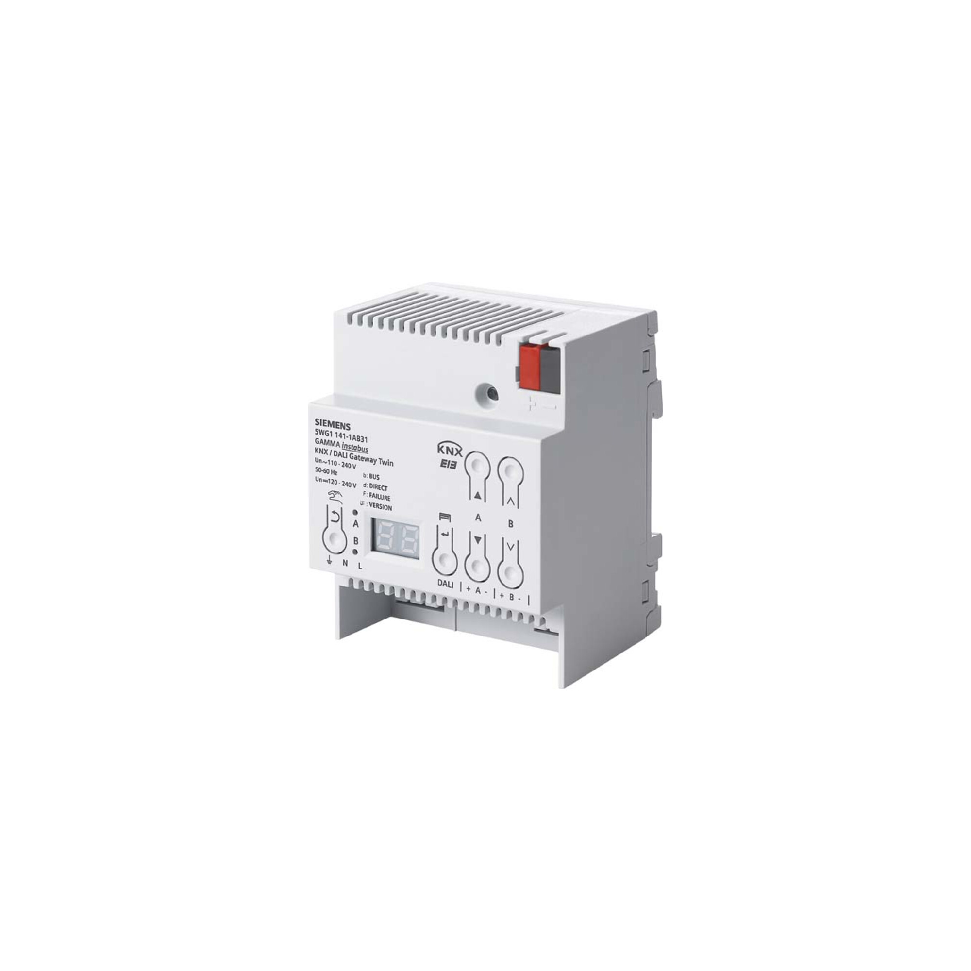 Siemens Indus.Sector KNX/Dali-Gateway 2x64 Dali EVG 5WG1141-1AB31