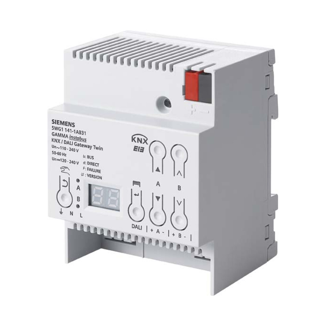 Siemens Indus.Sector KNX/Dali-Gateway 2x64 Dali EVG 5WG1141-1AB31