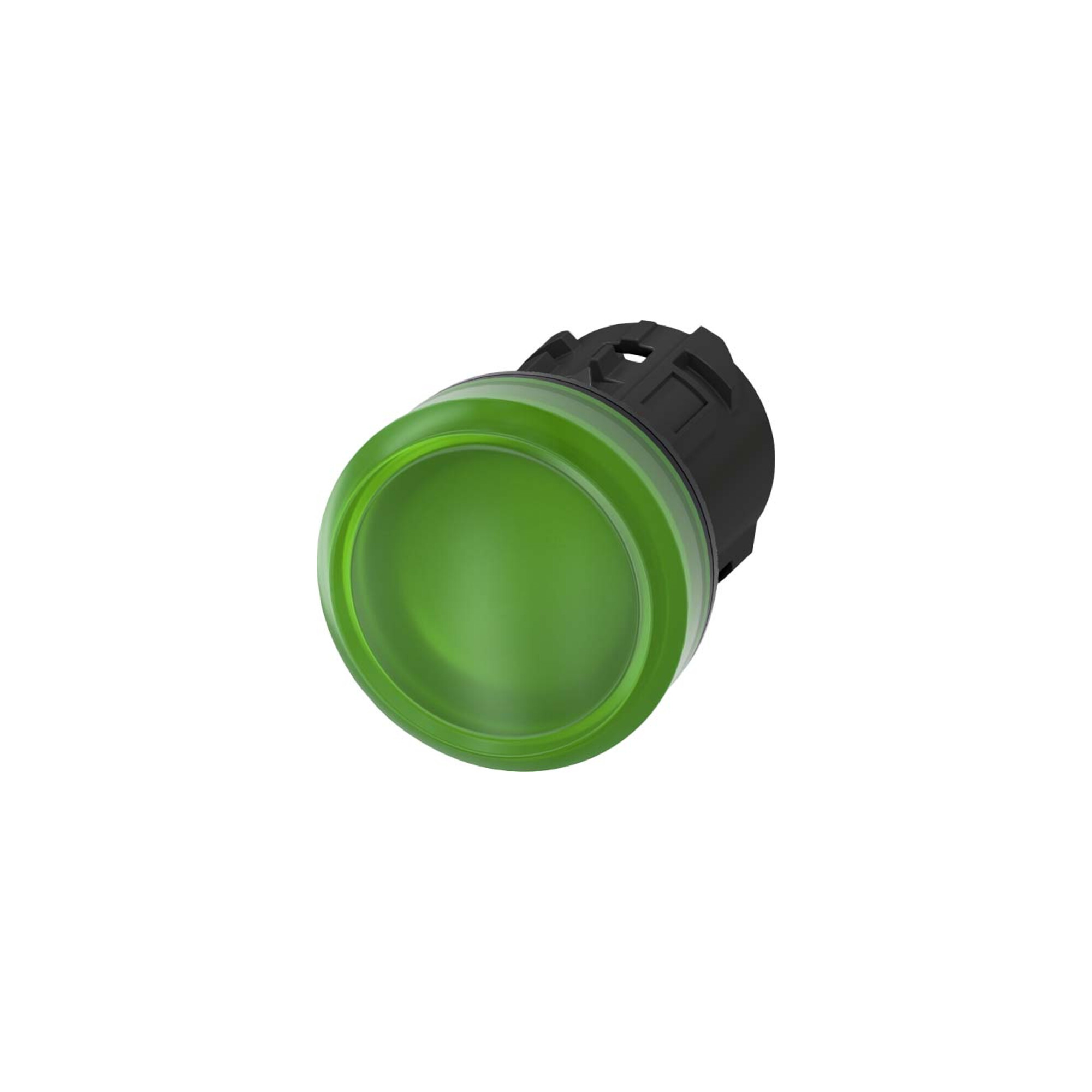 Siemens Indus.Sector Leuchtmelder grün 22mm, rund, 3SU1001-6AA40-0AA0