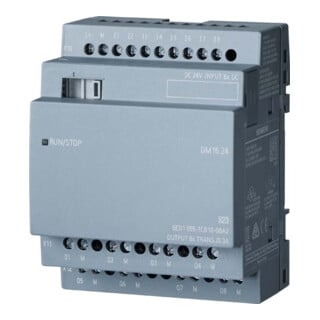 Siemens Indus.Sector LOGO!8 DM16 24 module d'extension 4TI, 8TE/8TS 6ED1055-1CB10-0BA2