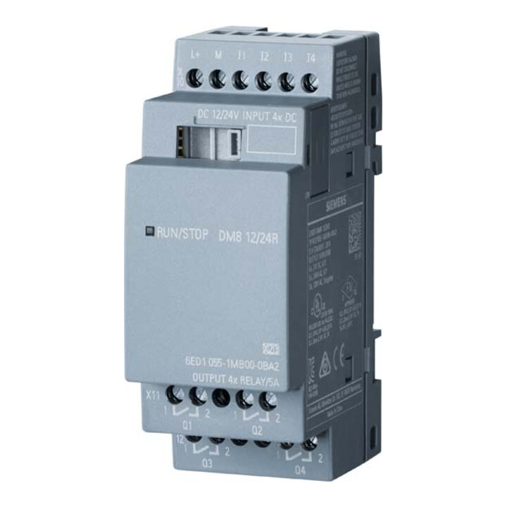 Siemens Indus.Sector LOGO!8 DM8 12/24R Module d’extension 4 E/S numériques/4 E/S analogiques 6ED1055-1MB00-0BA2