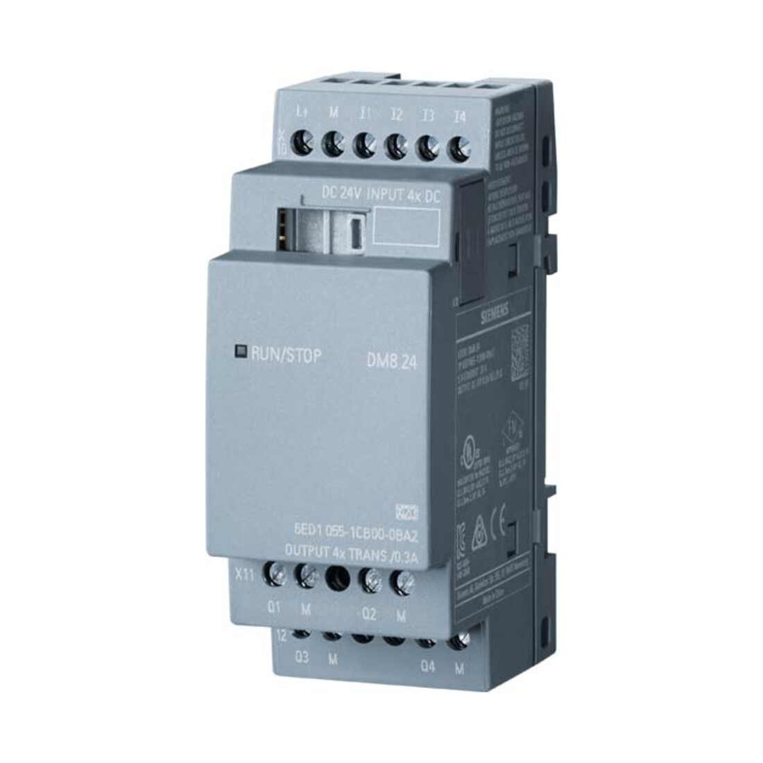 Siemens Indus.Sector LOGO!8 DM8 24 Erweit.modul 4 DE/4 DA 6ED1055-1CB00-0BA2