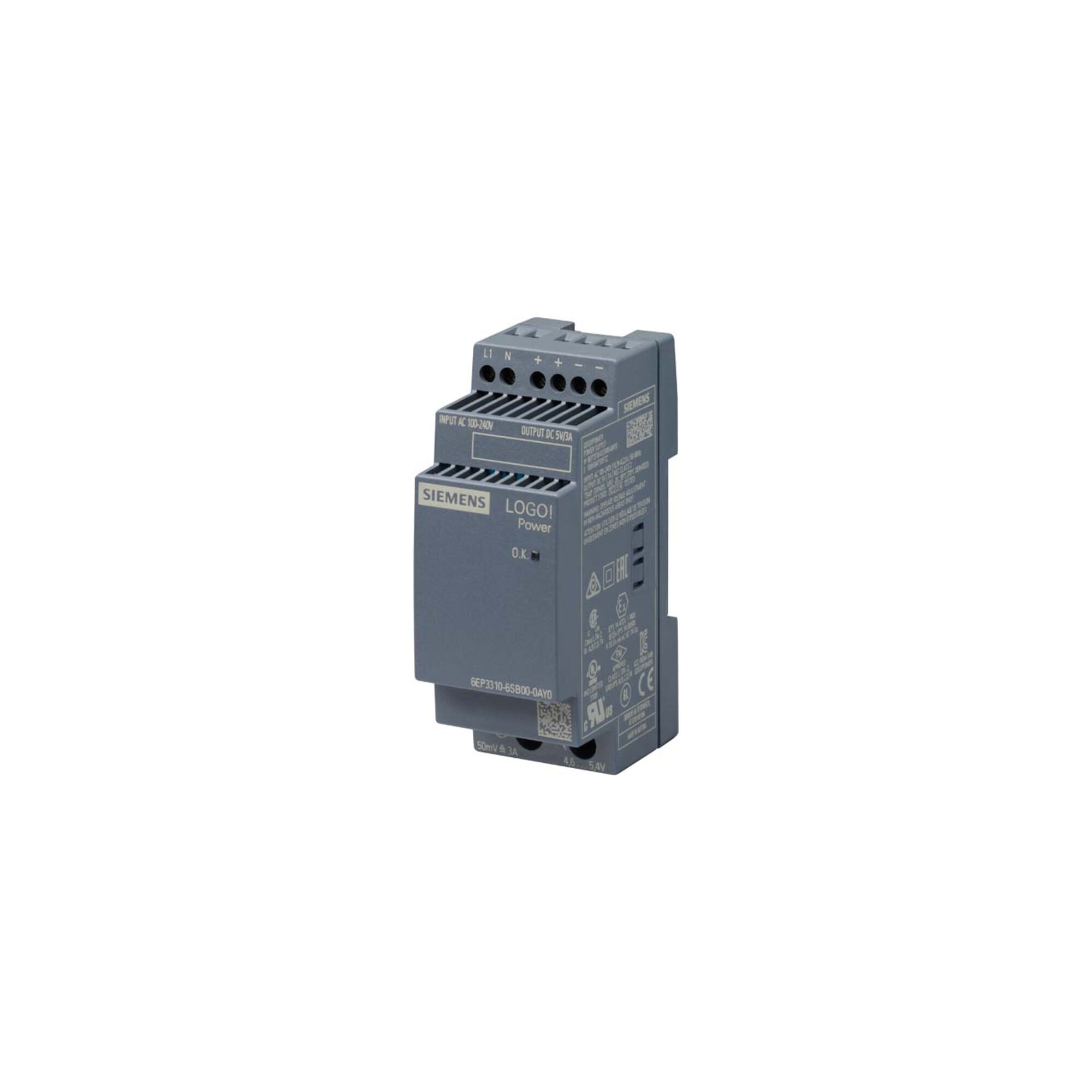 Siemens Indus.Sector LOGO!POWER 5V/3A 6EP3310-6SB00-0AY0