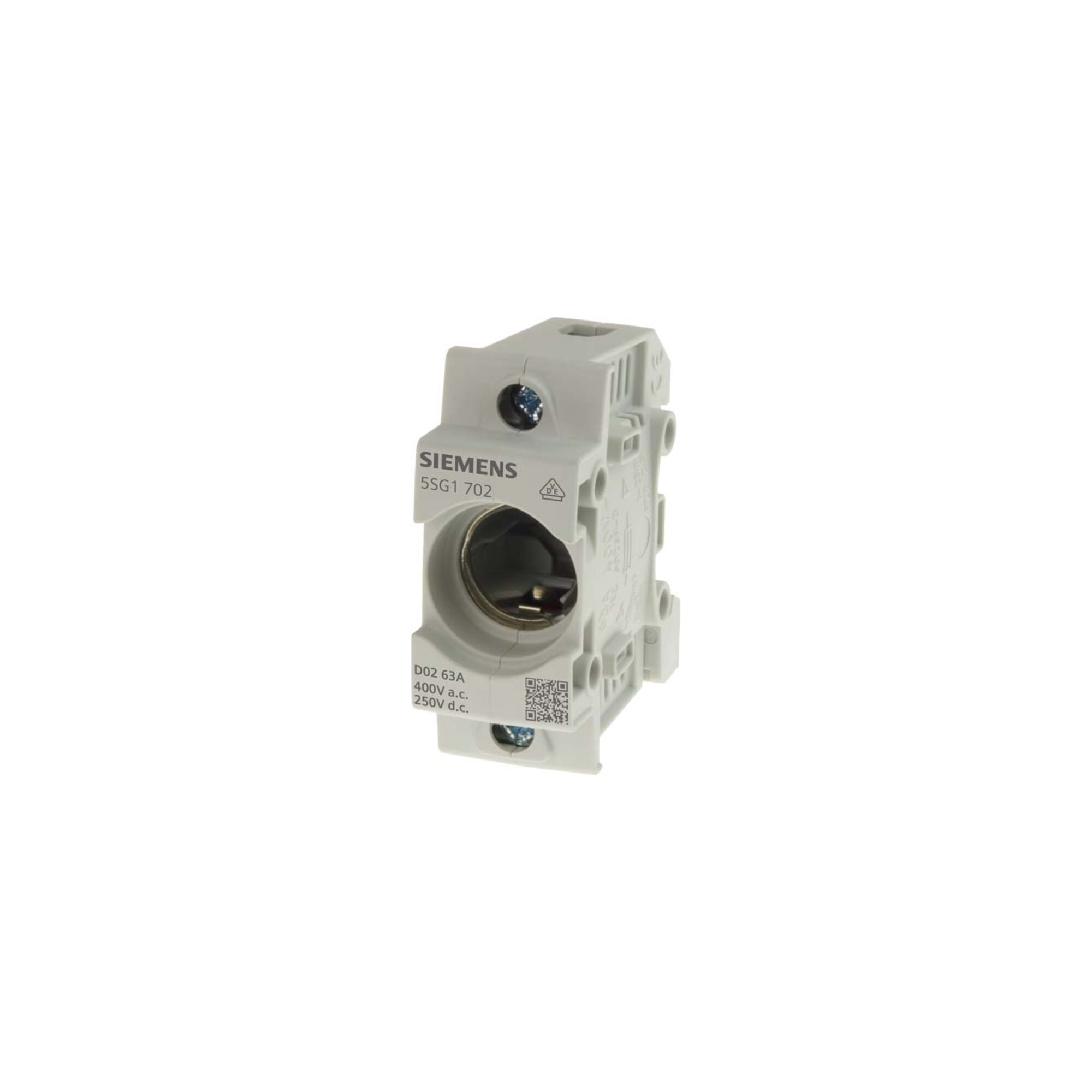 Siemens Indus.Sector Neozed-EB-Sicherungssockel D01/16A 1-polig 5SG1302