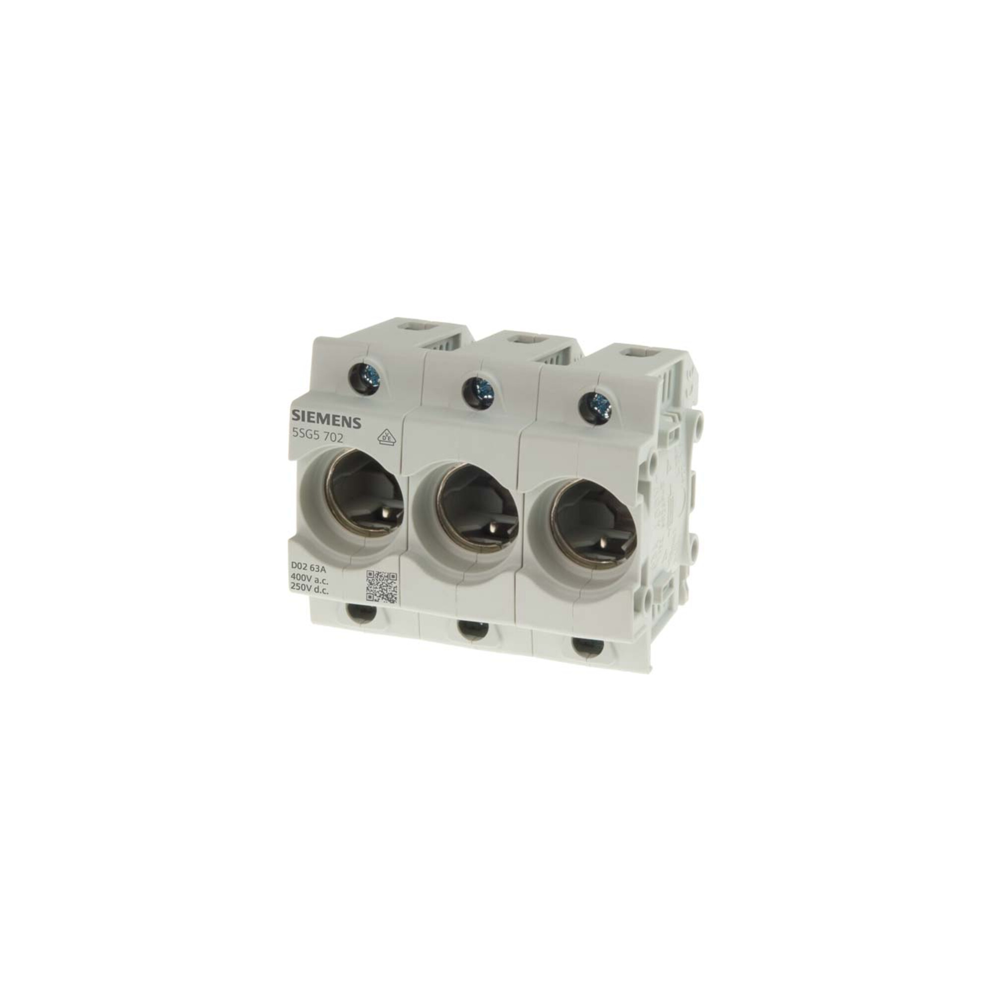 Siemens Indus.Sector Neozed-Sicherungssockel Gr.D01, 3-polig 5SG5302