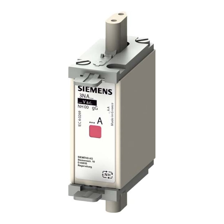 Siemens Indus.Sector NH-Sicherungseinsatz G000 25A 500AC/250DC 3NA6810