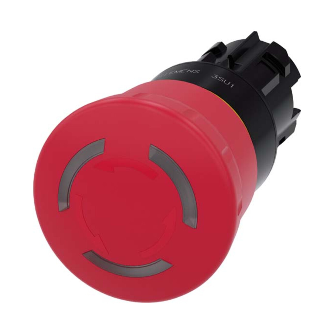 Siemens Indus.Sector Not-Halt-Pilzdrucktaster 22mm, rund, rot 3SU1001-1HB20-0AA0