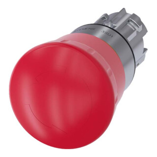 Siemens Indus.Sector Not-Halt-Pilzdrucktaster 22mm, rund, rot 3SU1050-1HB20-0AA0