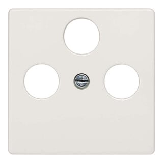 Siemens Indus.Sector Plaque de recouvrement Delta i-system TV/RF/SAT 3 trous 5TG2548-2