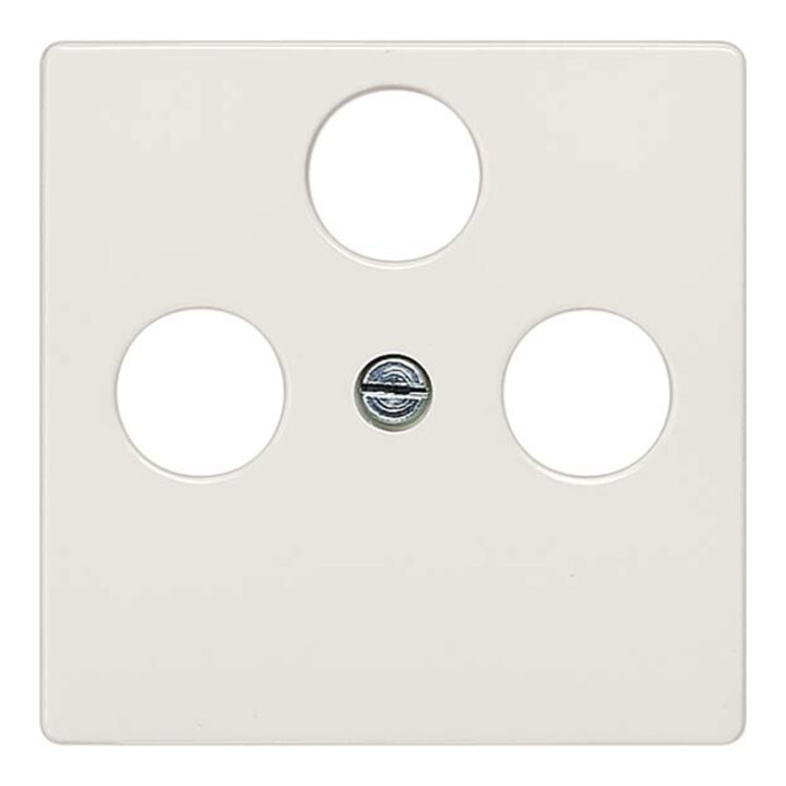 Siemens Indus.Sector Plaque de recouvrement Delta i-system TV/RF/SAT 3 trous 5TG2548-2