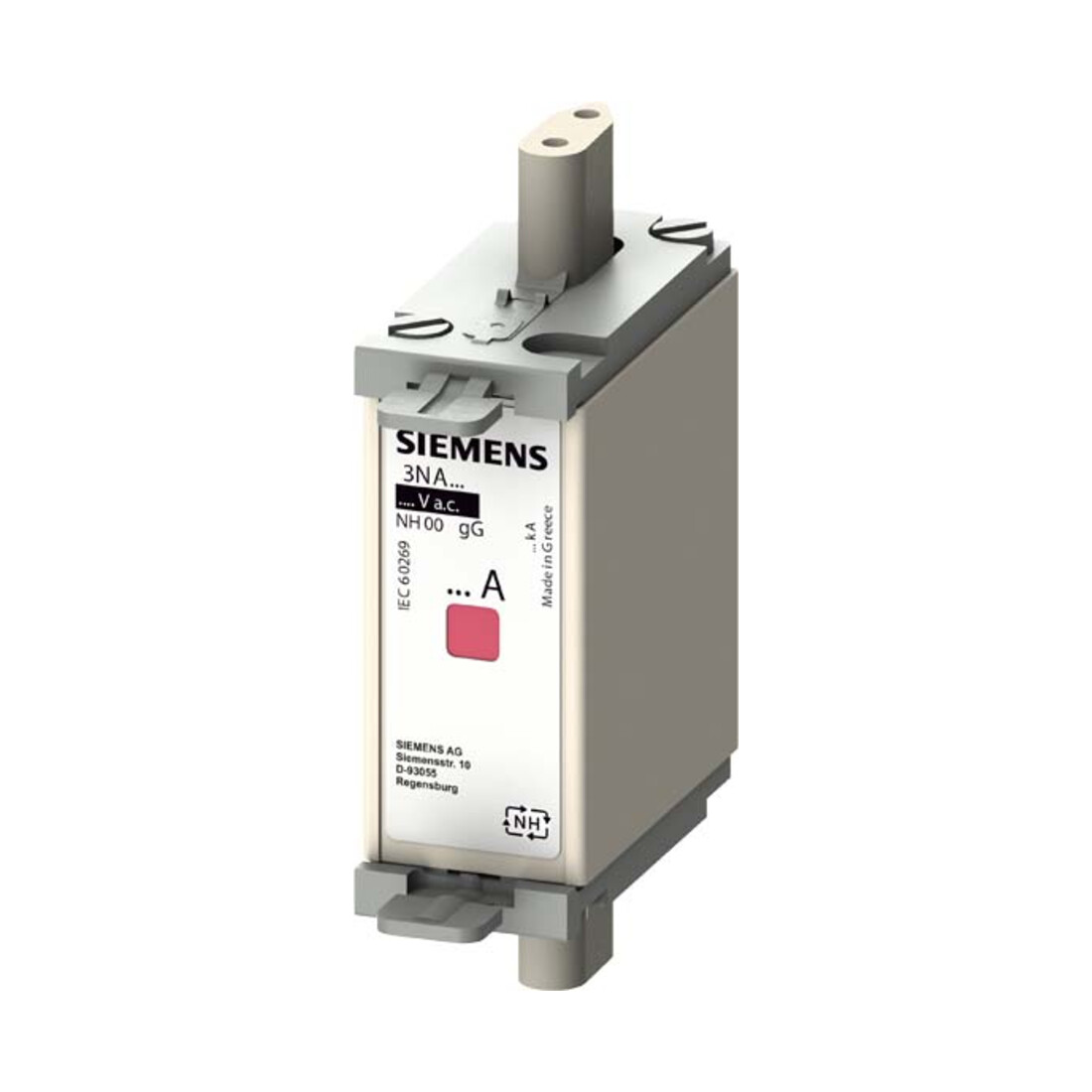 Siemens Indus.Sector Porte-fusible NH G000 100A 500AC 3NA6830