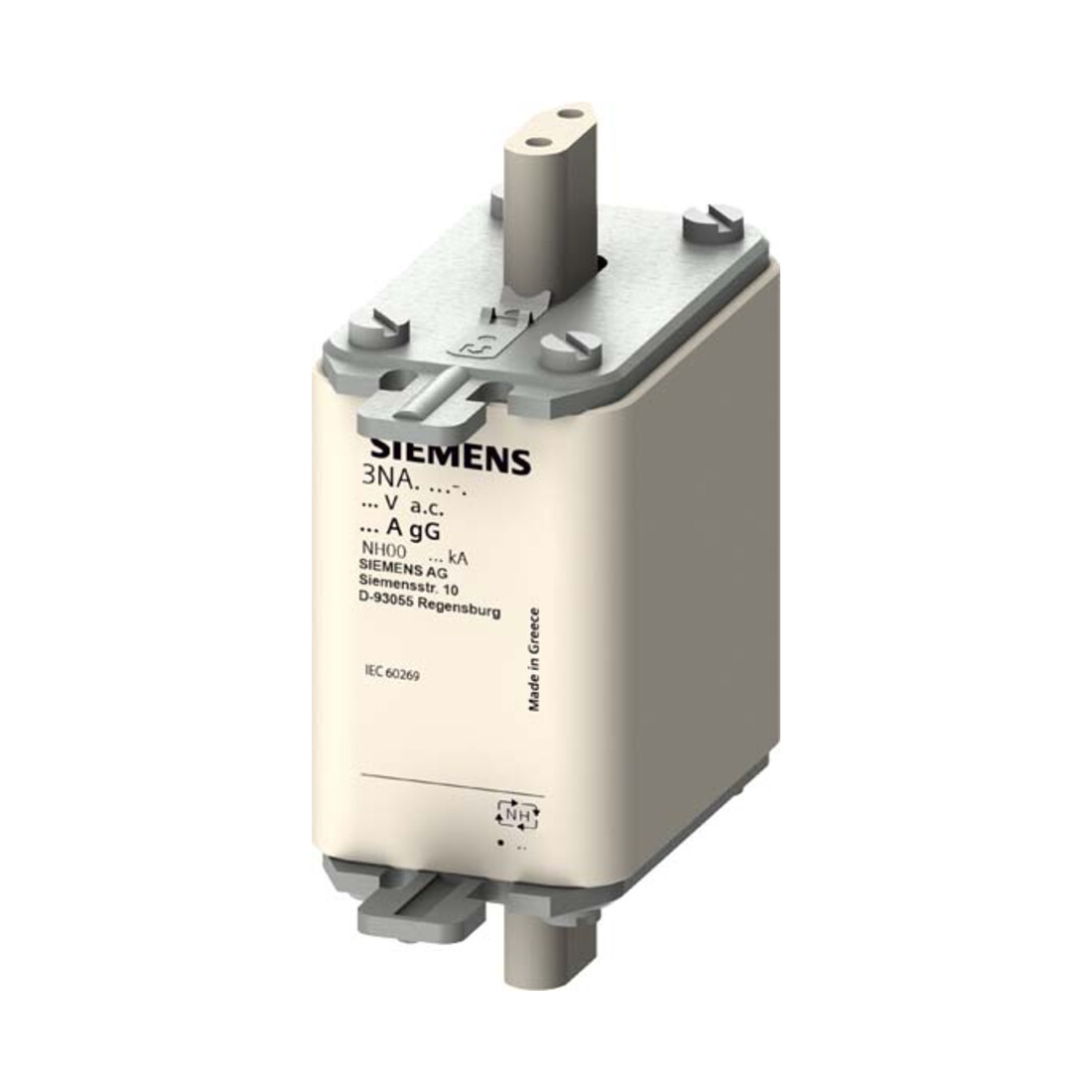Siemens Indus.Sector Porte-fusible NH Gr.00, 35A, 500V 3NA3814-7