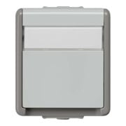 Siemens Indus.Sector Prise Schuko Delta Surface, gris foncé/gris clair 5UB4713-1
