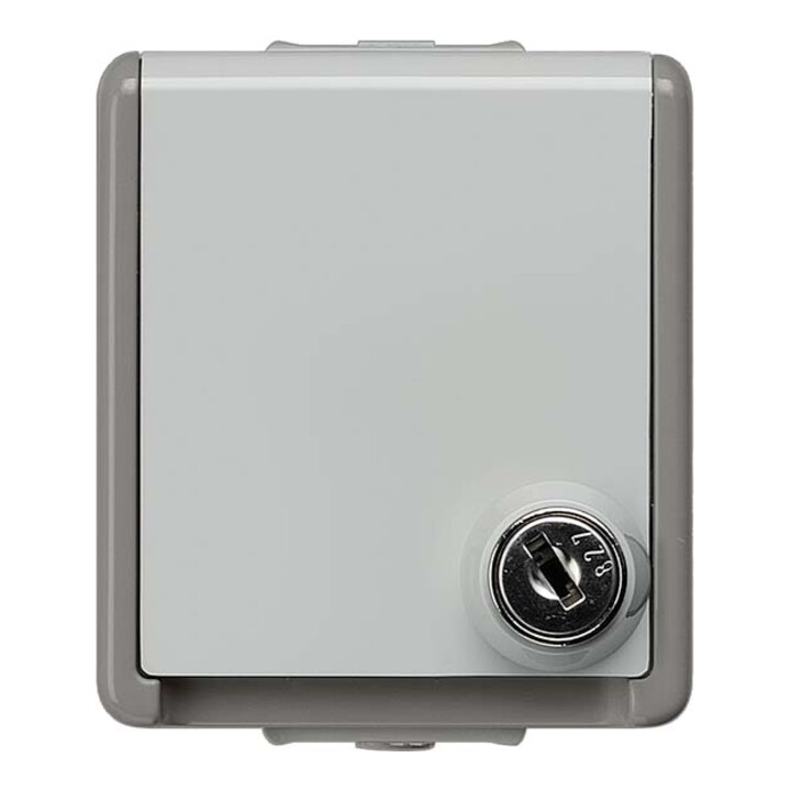 Siemens Indus.Sector Prise Schuko Delta Surface, gris foncé/gris clair 5UB4714