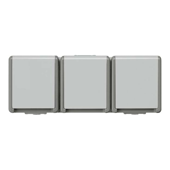 Siemens Indus.Sector Prise Schuko Delta surface, gris foncé/gris clair 5UB4731