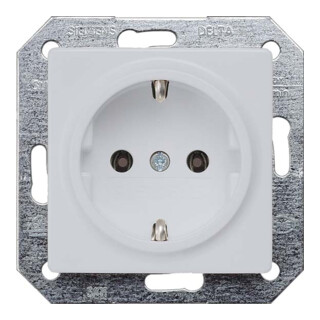 Siemens Indus.Sector Prise Schuko Delta Vita, alu/métal 5UB1931