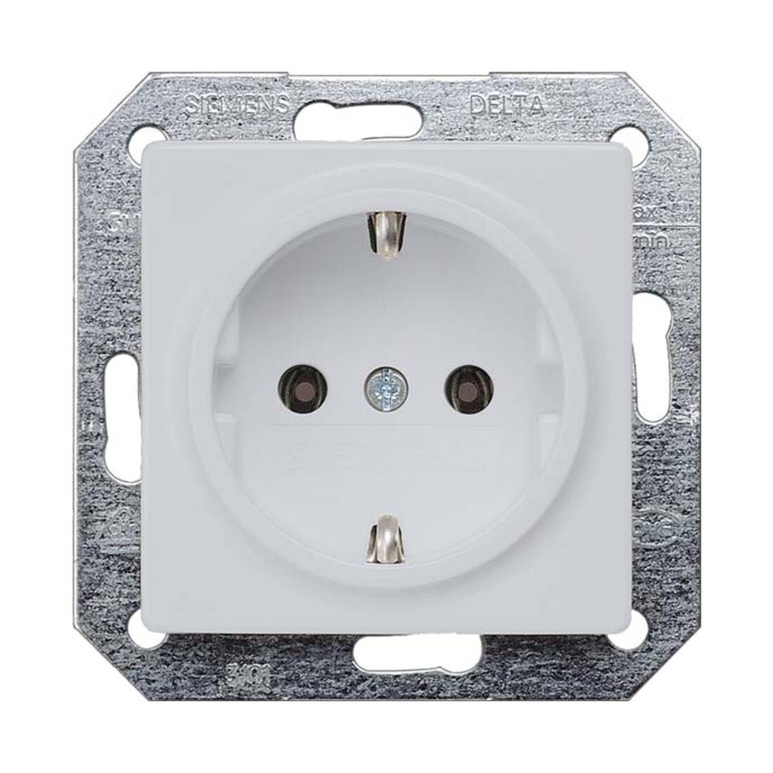 Siemens Indus.Sector Prise Schuko Delta Vita, alu/métal 5UB1931