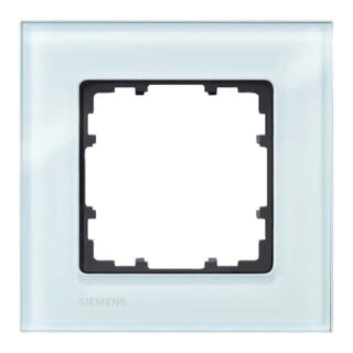 Siemens Indus.Sector Rahmen 1-fach Delta Miro Glas 5TG1201