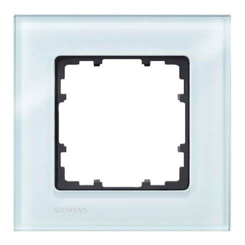Siemens Indus.Sector Rahmen 1-fach Delta Miro Glas 5TG1201
