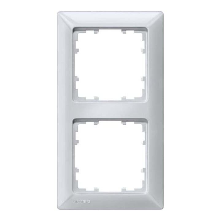 Siemens Indus.Sector Rahmen 2-fach 151x80mm alu/mt 5TG2552-3