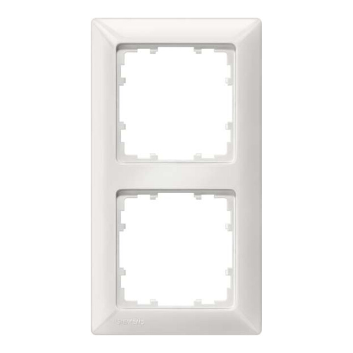 Siemens Indus.Sector Rahmen 2-fach 151x80mm ti/ws 5TG2552-0