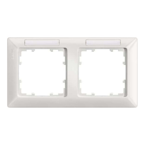 Siemens Indus.Sector Rahmen 2-fach 151x80mm ti/ws 5TG2552-1
