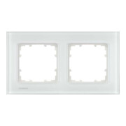 Siemens Indus.Sector Rahmen 2-fach Delta Miro Glas,ws 5TG1202-1
