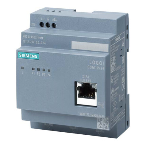 Siemens Indus.Sector Scalance LOGO! CSM 12/24 Unmanaged Switch 6GK7177-1MA20-0AA0