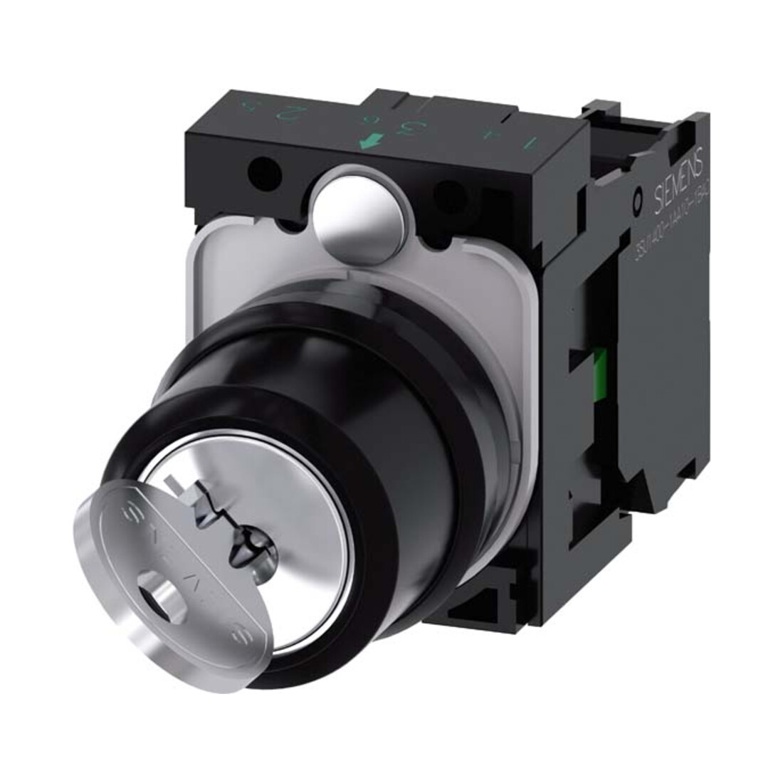 Siemens Indus.Sector Schlüsselschalter RONIS Schlüsselab. O+I, 1S 3SU1100-4BF11-1BA0