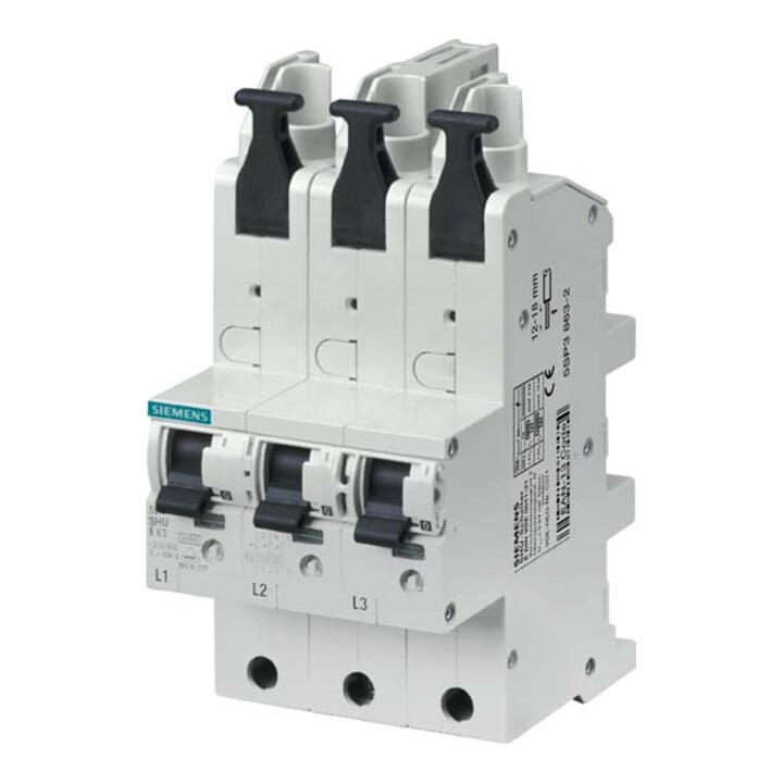 Siemens Indus.Sector SHU-Schalter 3x1p,E 50A,230/400V 5SP3850-2