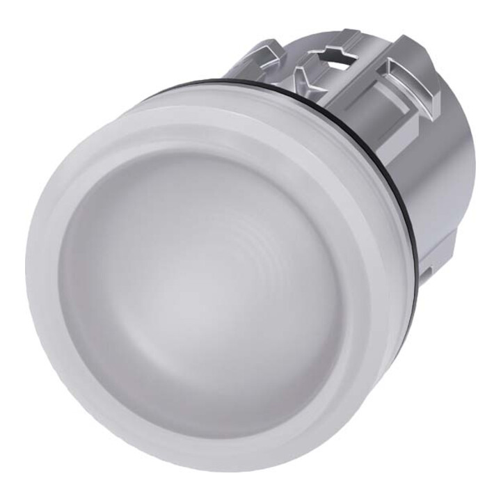 Siemens Indus.Sector Signal lumineux 22 mm, rond, blanc 3SU1051-6AA60-0AA0