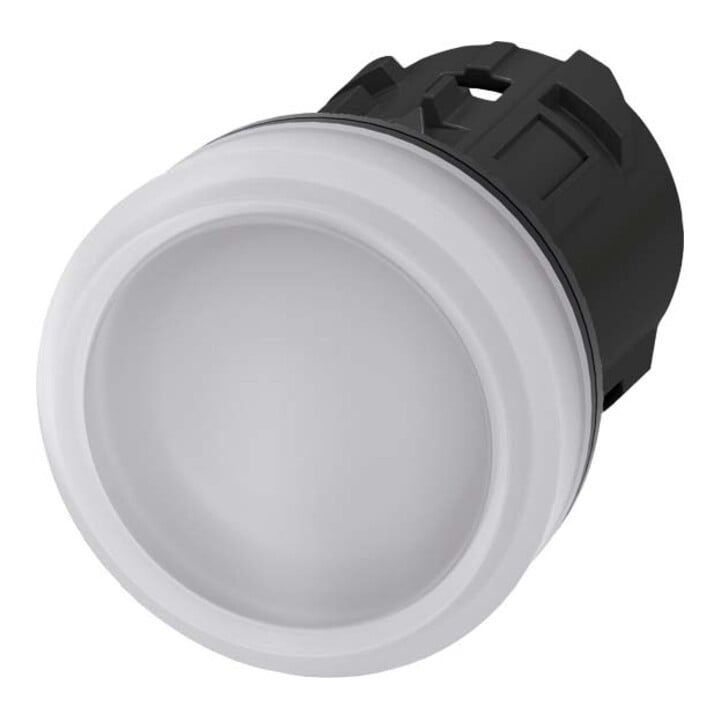 Siemens Indus.Sector Signal lumineux blanc 22 mm, rond, 3SU1001-6AA60-0AA0