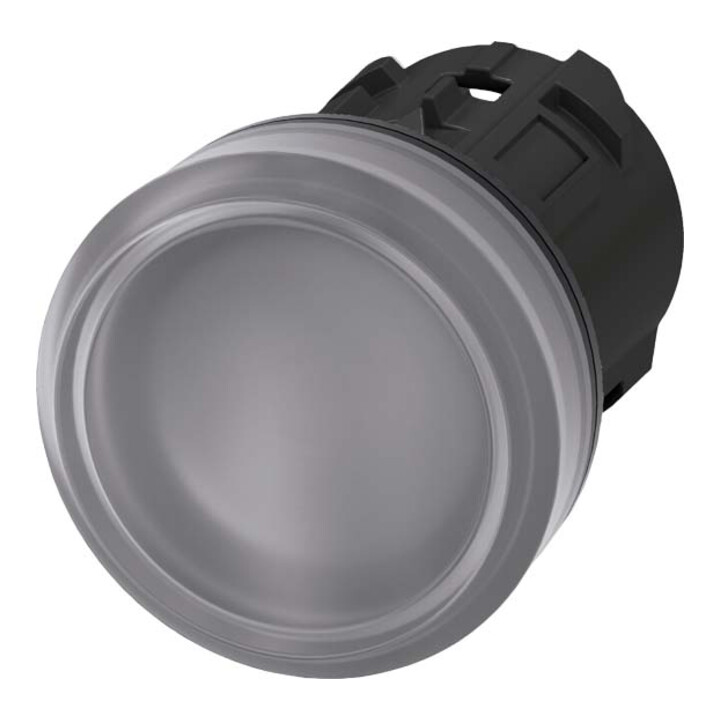 Siemens Indus.Sector Signal lumineux clair 22 mm, rond, 3SU1001-6AA70-0AA0
