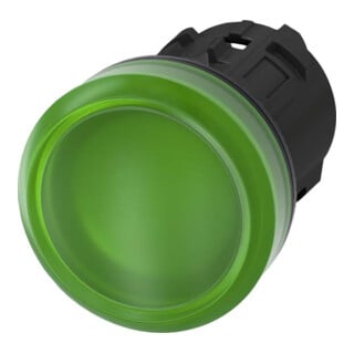 Siemens Indus.Sector Signal lumineux vert 22 mm, rond, 3SU1001-6AA40-0AA0