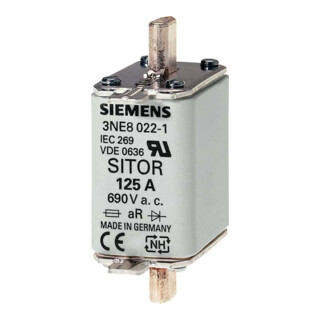 Siemens Indus.Sector Sitor-Sicherungseinsatz 25A, 690VAC Gr.00 3NE8015-1